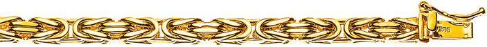 Actual product image Natsumi Schmuck Necklace yellow gold 18K/750 king chain 3.5mm (750/18 K Yellow gold, 60 cm)