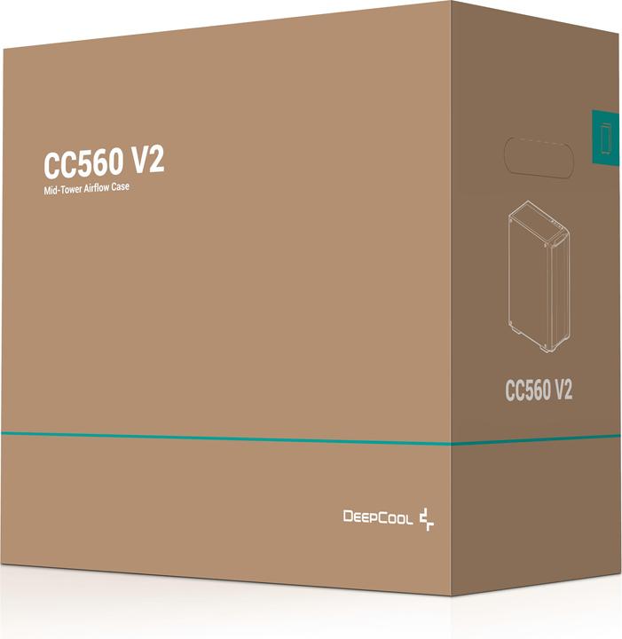 Actual product image Deepcool CC560 (Mini-ITX, mATX, ATX)