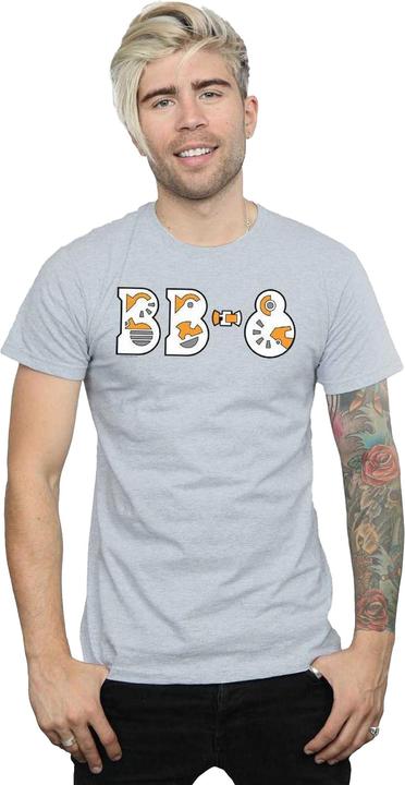 Produktbild Star Wars The Rise Of Skywalker BB8 Text Logo TShirt (3XL)