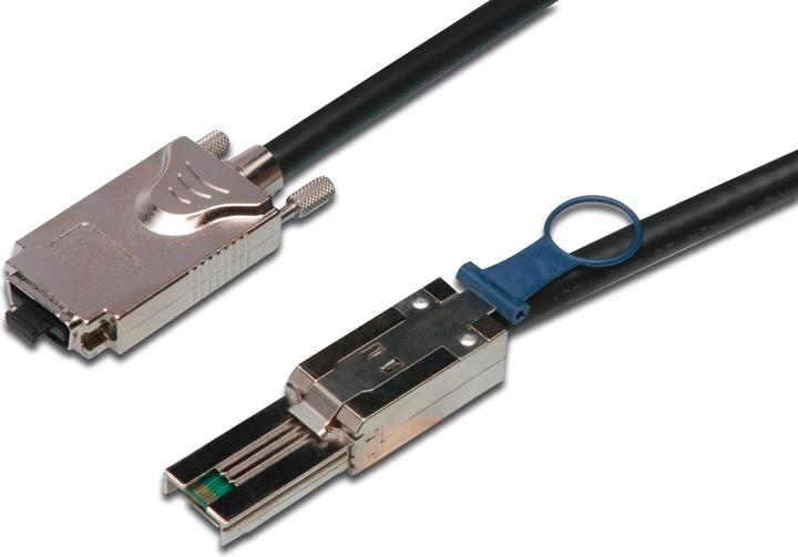 Actual product image Digitus External SAS cable - 4x Shielded Mini MultiLane SAS SFF-8088, 26-pin