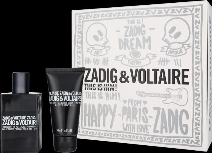 Produktbild Zadig & Voltaire This is Him! Christmas 2023 Eau de Toilette 50 / Shower Gel (Eau de Toilette, 173.40 ml)