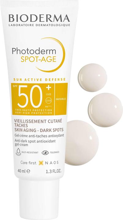 Actual product image Bioderma Photoderm Spot-Age SPF50+ (Sun cream face, SPF 50, 40 ml, 58 g)