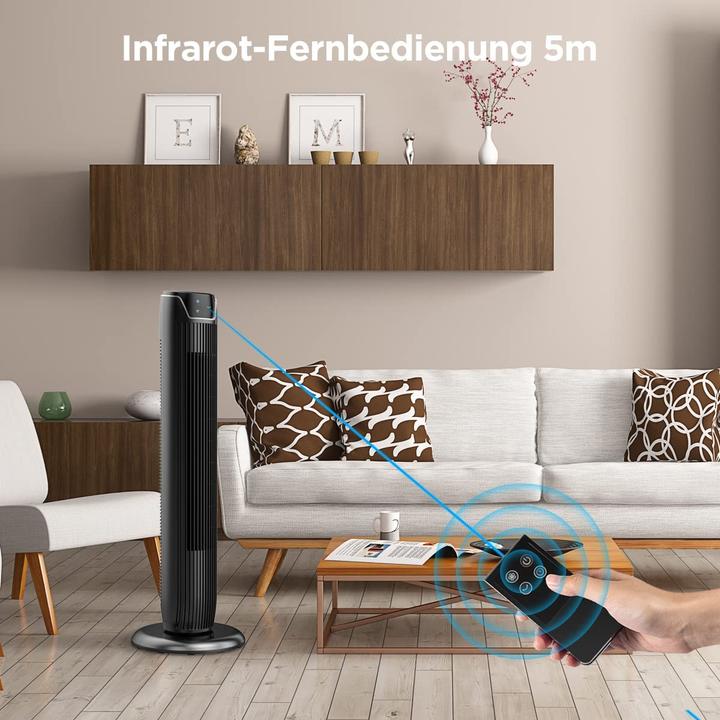Actual product image Midea FZ10-17JR tower fan (62 dB)
