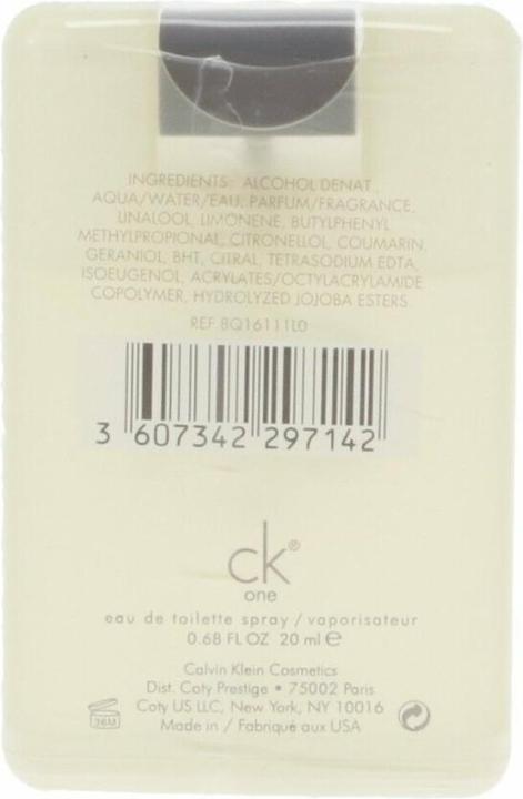 Produktbild Calvin Klein CK One "The Go" Eau De Toilette Spray (Eau de Parfum, 20 ml)