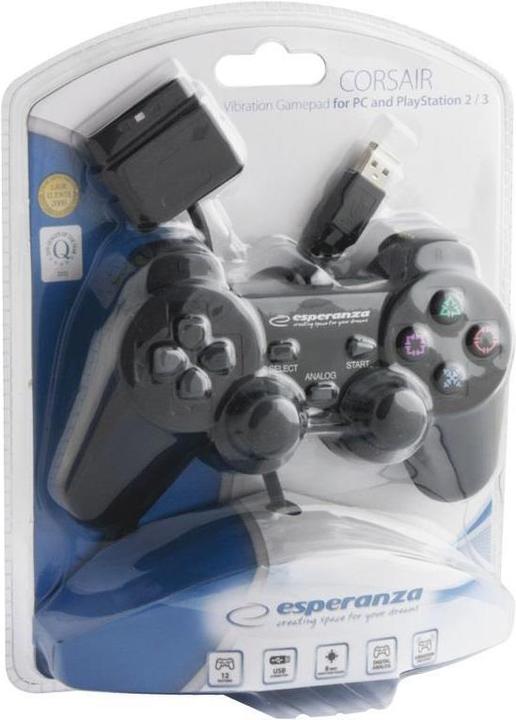 Immagine prodotto Esperanza Pannello di controllo EG106, PS2 (PS3, PC)
