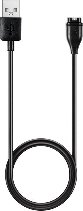Deltalabs Garmin Fenix/Forerunner USB Ladeclip – Ladekabel für Smartwatches (Schwarz, 1m)