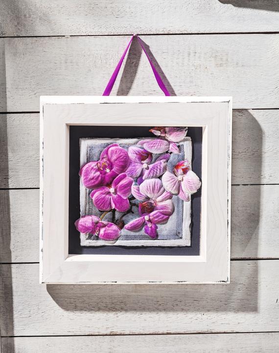 Actual product image VBS Wooden picture frame "Square", 21.5 x 21.5 cm, inside 15 x 15 cm