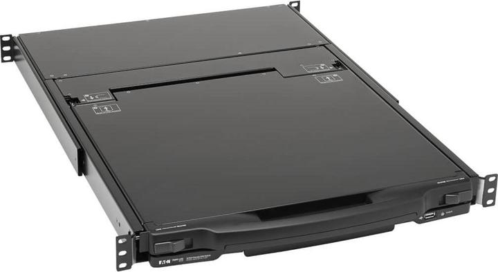 Actual product image Eaton TIPPLITE NetDirector 16-Port DisplayPort KVM Switch Console with 43.18cm 17-inch LCD IP Remote