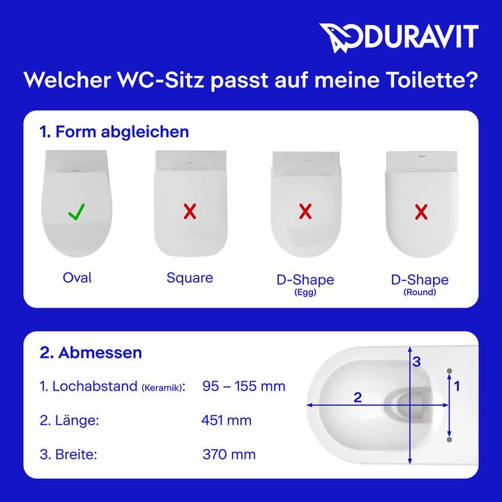 Actual product image Duravit Universal WC seat WC seat range