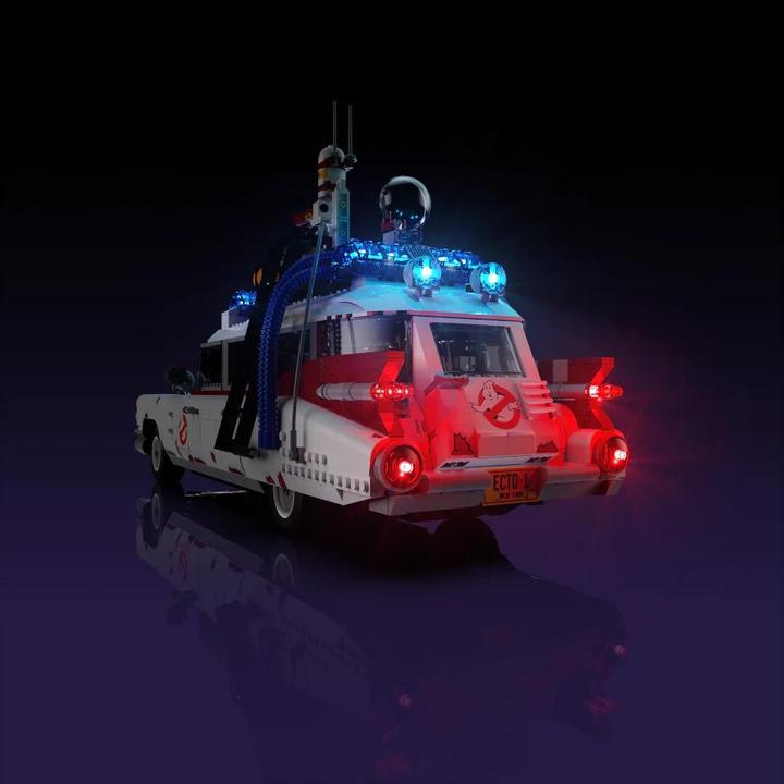 Image du produit Light my bricks LMB 2.0 Jeu de lumières, sons et télécommandes LED pour LEGO 10274 Ghostbusters Ecto-1