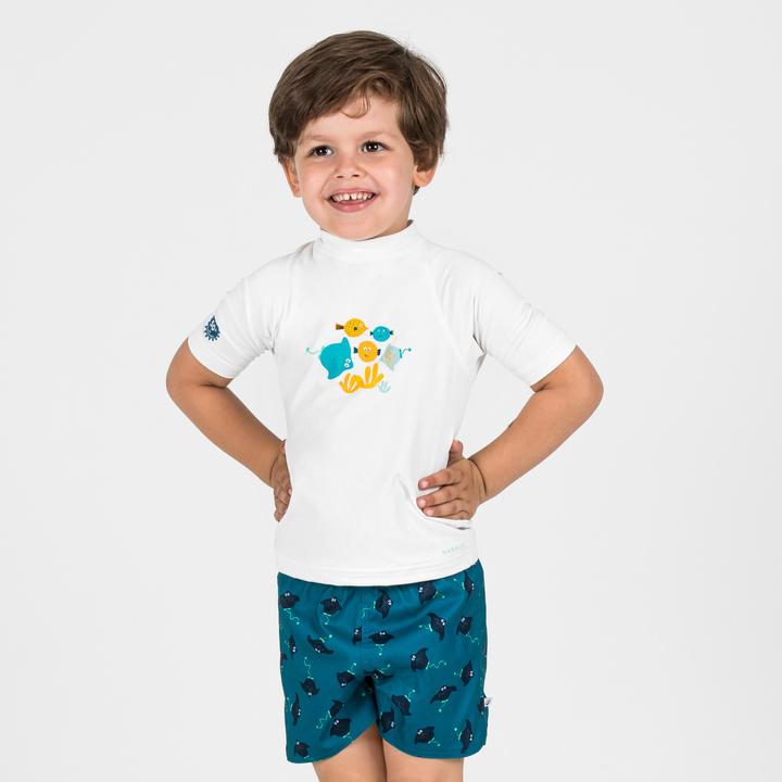 Produktbild Nabaiji Schwimmshorts Baby/Kleinkinder - Manta dunkelblau (86, 85 C)