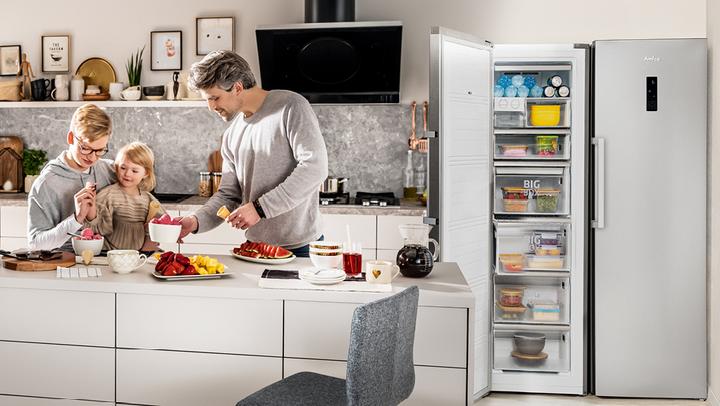 Image du produit Amica Congélateur GSN 328 150 E LxHxP 59.5 x 185.5 x 71.2 cm (Autonome, 274 l)