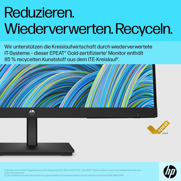 Produktbild HP V24v G5 (23.8") pixels Full HD LED Black (1920 x 1080 Pixel, 23.80")