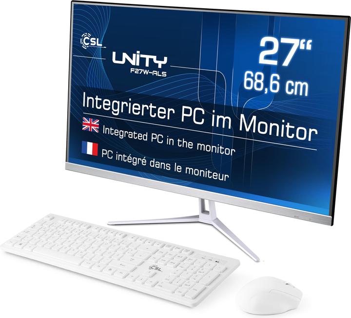 Produktbild CSL All-in-One-PC Unity F27W-ALS, QWERTZ Layout (DE) (16 GB, 512 GB)