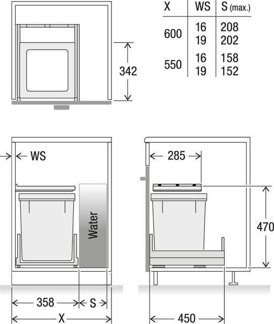 Actual product image Müllex X40 L35 Water (35 l)