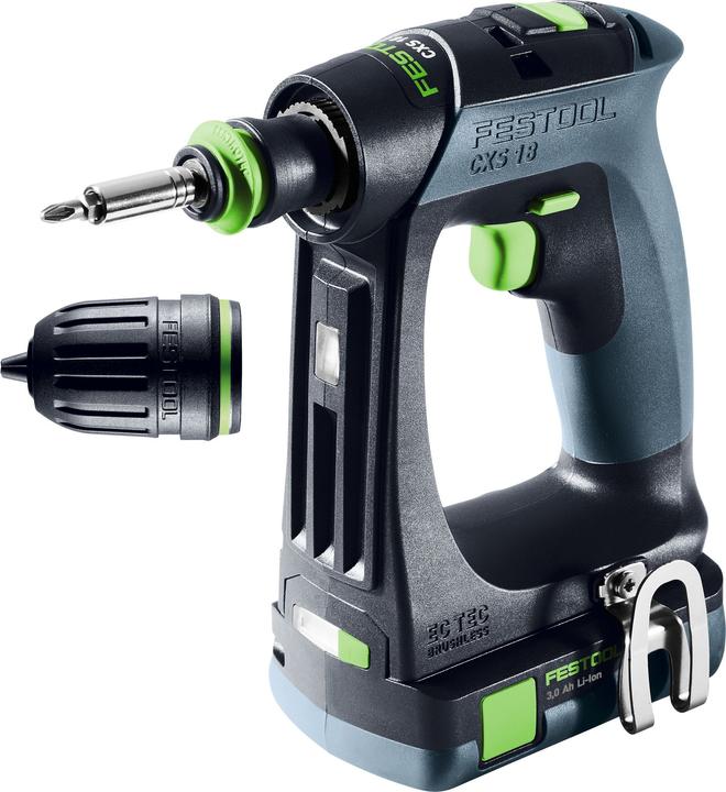 Image du produit Festool Perceuse-visseuse sans fil CXS 18 C 3,0-Plus (Fonctionnement sur batterie)
