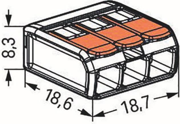 Actual product image Wago Connecting clamp COMPACT 221-413