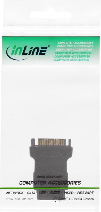 Immagine prodotto InLine Adattatore di alimentazione Molex a 4 pin per l'alimentazione SATA