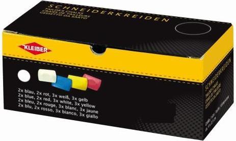 Actual product image Kleiber Tailor's chalk, set of 10, assorted colours