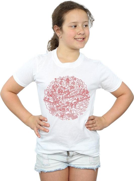 Immagine prodotto Star Wars Christmas Death Star Maglietta Ragazze (128)