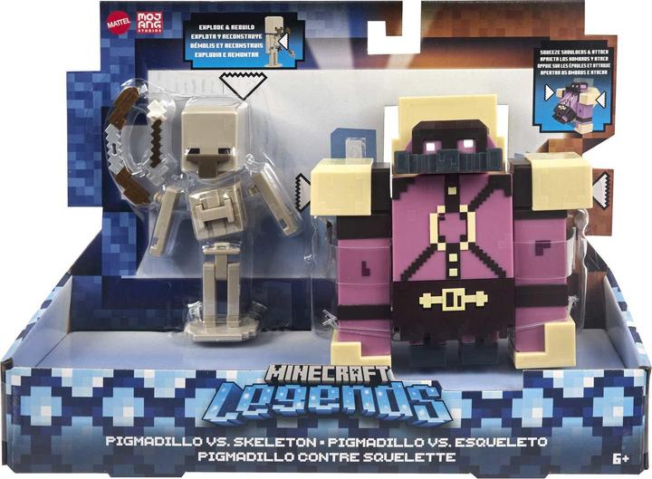 Produktbild Mattel Minecraft - Legends Pigmadillo vs Skeleton