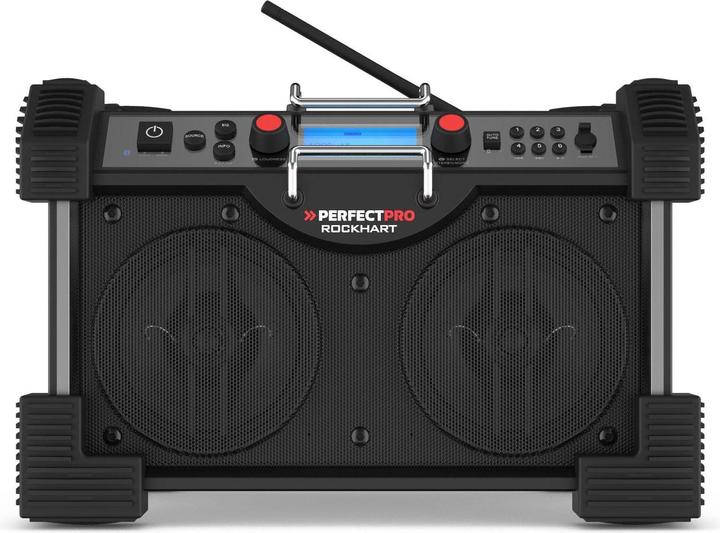 Image du produit PerfectPro - Rockhart RH4- Bouwradio - Bluetooth - Dab+ Radio (DAB+ DAB, FM, Bluetooth, NFC)
