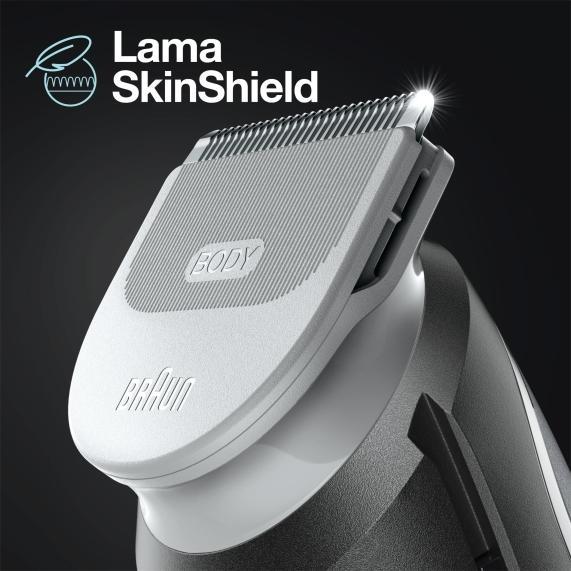 Image du produit Braun Body Groomer BG3340 Sans fil et avec fil, temps de fonctionnement (max) 80 min, NiMH, noir/gris