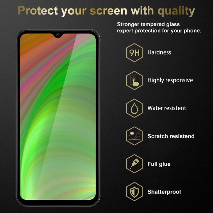 Immagine prodotto Cadorabo Vetro di protezione del display a schermo intero (3 Pezzo/i, Xiaomi Redmi 9A)