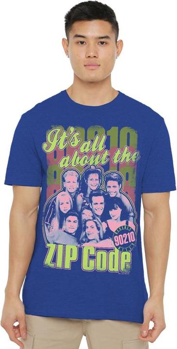 Actual product image 90210 Unisex Adult Zip Code T-Shirt (S)
