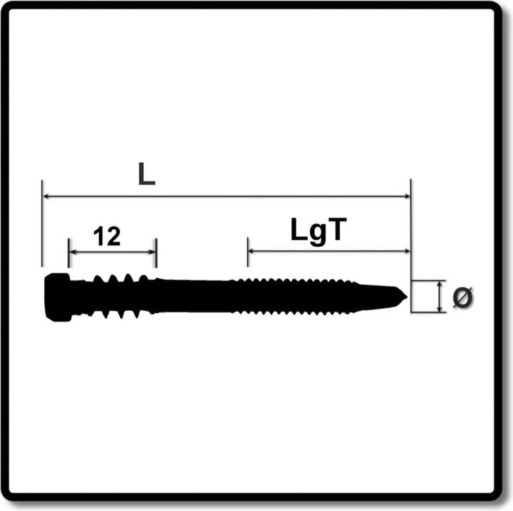 Immagine prodotto Spax Vite per decking Alu 5,0 x 51 mm 100 pz. Acciaio inox A2 ( 0557000500513 ) Filetto di fissaggio (100 Viti per pezzo)