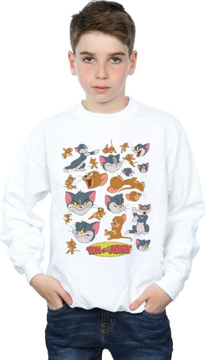 Actual product image Tom & Jerry Boys Many Faces Sweatshirt (152, 158)