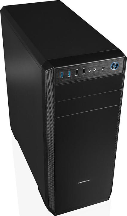 Actual product image Modecom Oberon Pro Midi Tower Black - Midi/Minitower (ATX, mATX, Mini-ITX)