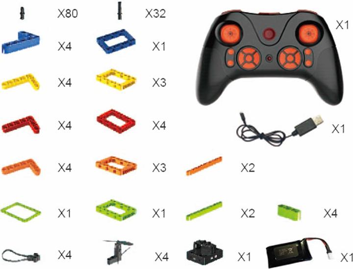 Produktbild DF-Models DIY SkyWatcher 5in1 Block-Drone