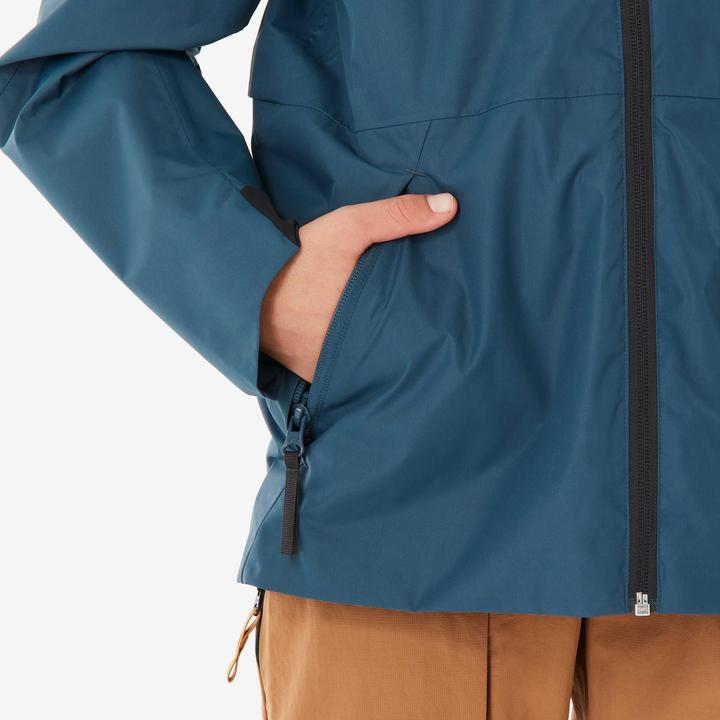 Produktbild Quechua Wanderjacke MH500 Kinder Gr. 122–170 wasserdicht Wandern blau (12, 13, 14)