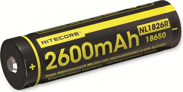 Nitecore 18650 USB Akku 2600mAh NL1826r