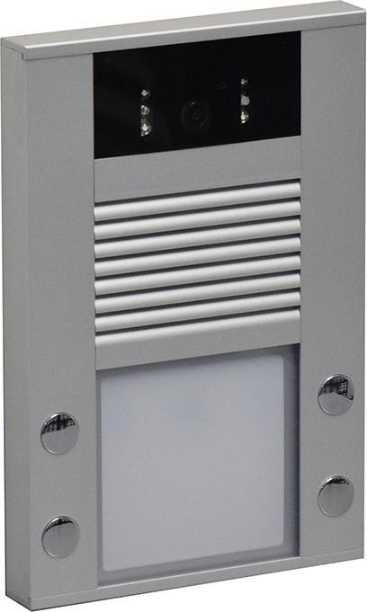 Actual product image Wantec Monolith B IP 4T door intercom. + camera (Ethernet)