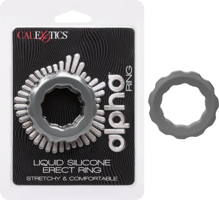 Produktbild CalExotics California Exotics Alpha Erect Ring Grau (3.75 cm)