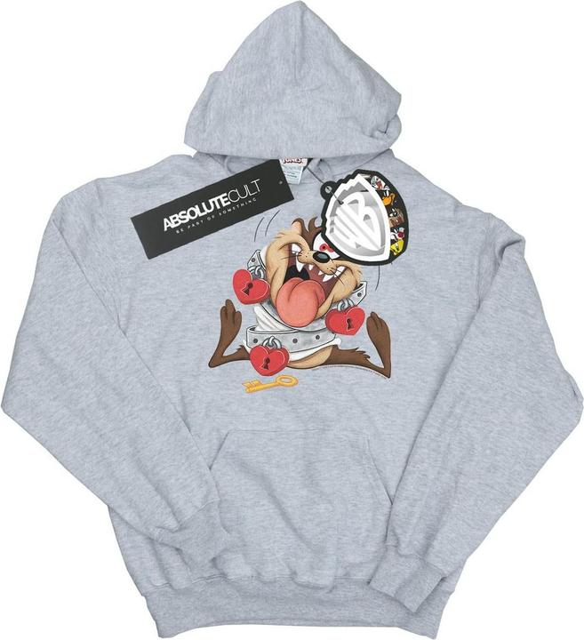 Immagine prodotto Looney Tunes Taz Valentine's Day Madly In Love Felpa con Cappuccio Uomo (S)