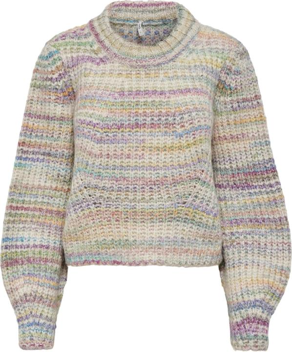 Only Mehrfarbiger Strickpullover