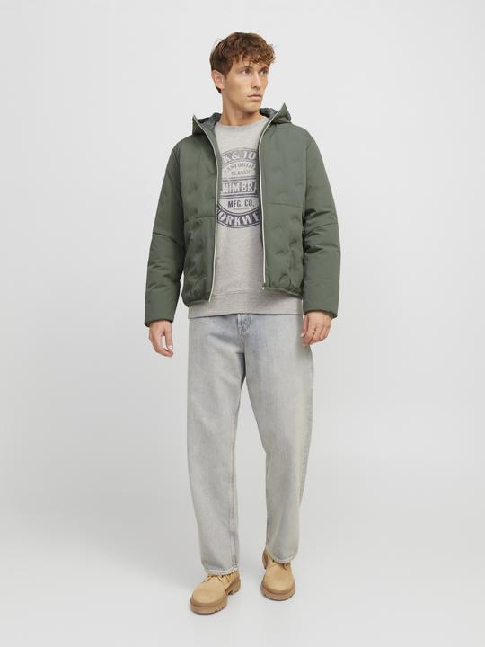 Actual product image Jack & Jones JACK&JONES JJADAM HYBRID JACKET Heren Gequilte jas - Agave Green (L)