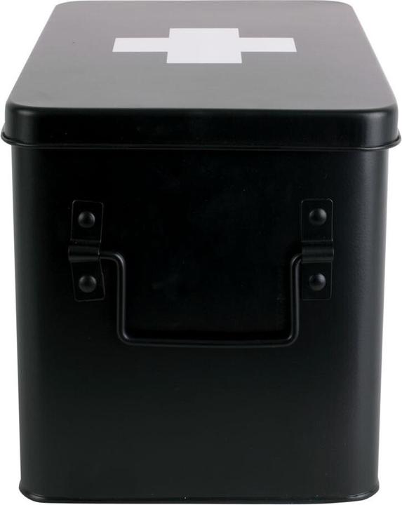 Actual product image present time First aid cabinet large 31.5 x 21 cm, black matt