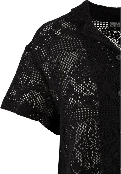 Produktbild Urban Classics Ladies Crochet Lace Resort Shirt (4XL)