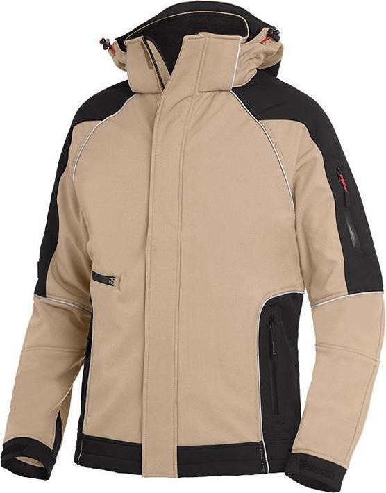 Immagine prodotto FHB Giacca softshell da uomo WALTER beige, nero taglia L