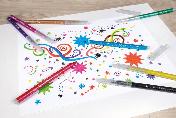 Image du produit EberhardFaber Stylo en fibre Paillettes (Multicolore, 8 x)