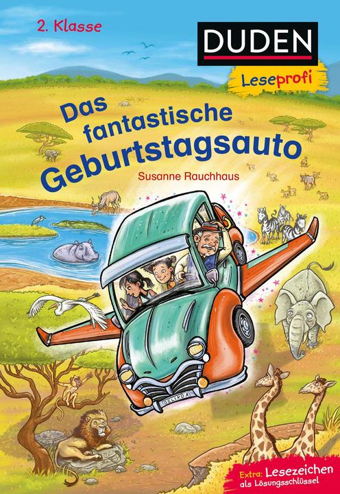 Duden Leseprofi – Das fantastische Geburtstagsauto, 2. Klasse (Deutsch, Susanne Rauchhaus, Reto Klindt, 2022)