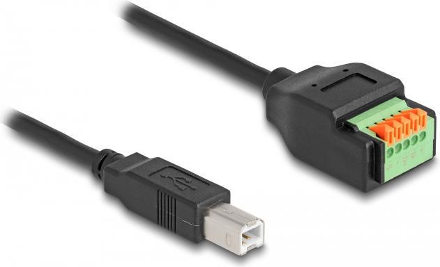 Immagine prodotto Delock Adattatore da Jack USB Type-C 2.0 a morsettiera con Dr. (USB 2.0, 3.42 cm)