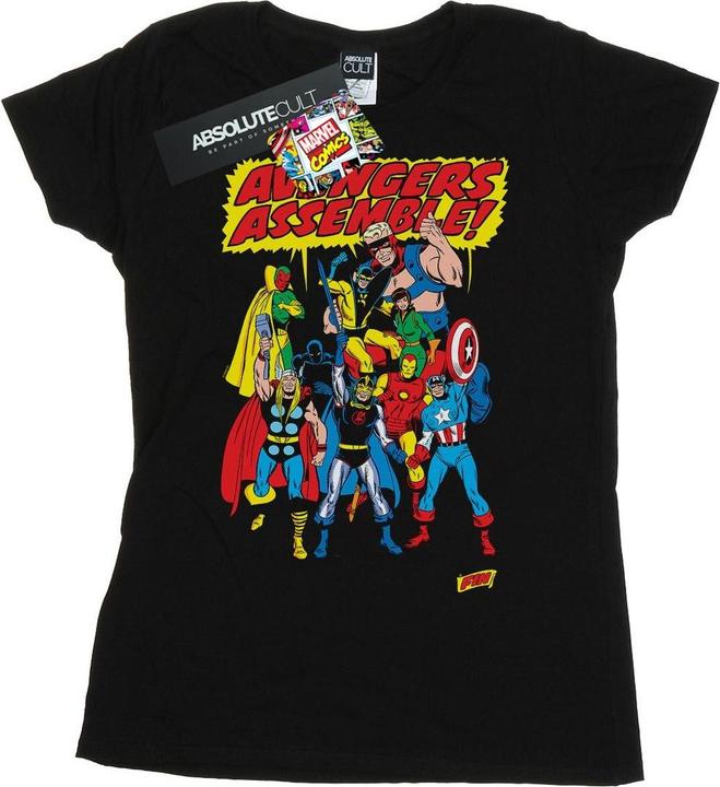 Actual product image Womens/Ladies Avengers Assemble Cotton T-Shirt (XXL)