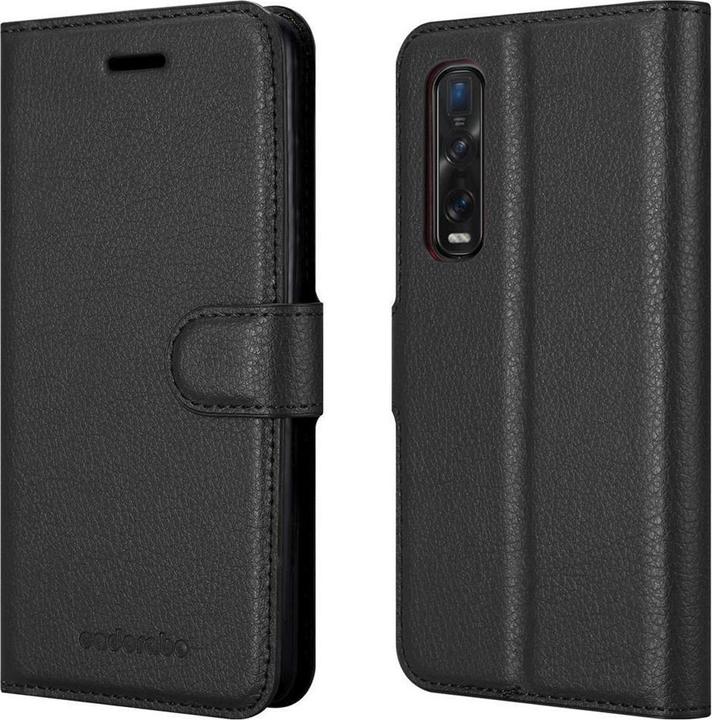 Actual product image Cadorabo Book with stand function cover (Oppo Find X2 Pro)