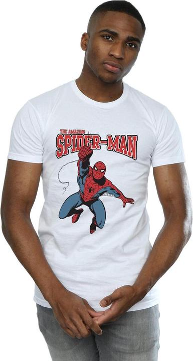 Actual product image Mens Spider-Man Leap T-Shirt (XXL)