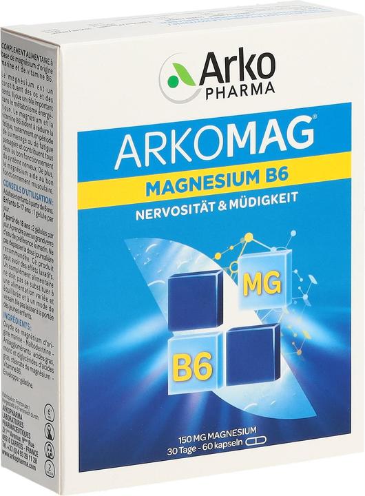 Arkopharma Magnesium B6 (60 Stück, Kapseln, 55 g)